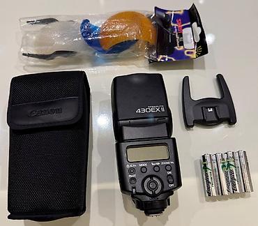 video light: Canon Speedlite 430EX II — az istifadə olunmuş flaş Şəxsi istifadəm — 1