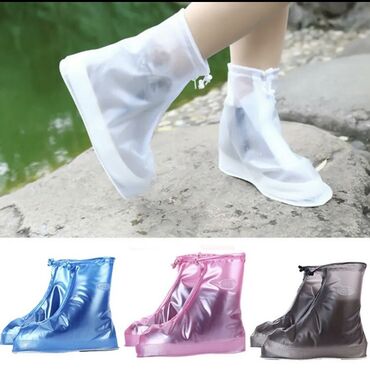 адежда: Водонепроницаемые дождевики для обуви на усиленной нескользящей