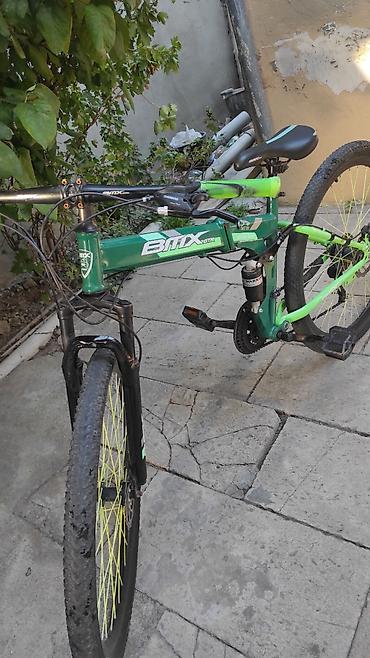 İdman velosipedləri: BMX GTR qatlanan dağ velosipedi - Rəng: yaşıl (qara və sarı detallar) — 3