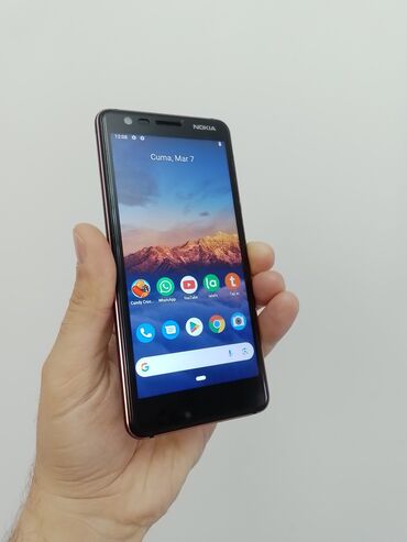 telfon zəngləri: Nokia 3.1, 16 GB, rəng - Göy