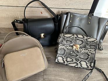 david jones: За все 850с Набор женских сумок (4 модели) 1) Рюкзак David Jones — 1