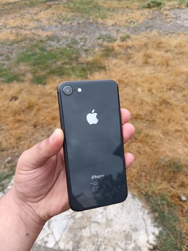 Apple iPhone: IPhone 8, 64 GB, Qara, Barmaq izi