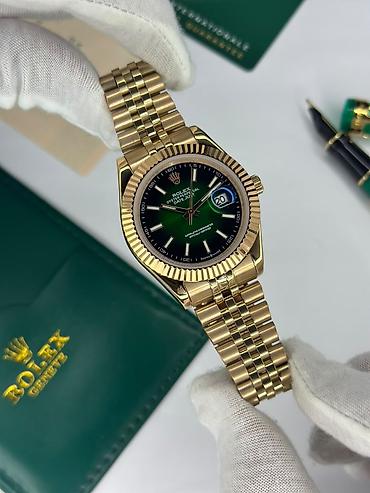 Личные вещи: Новый, Наручные часы, Rolex, цвет - Золотой — 3