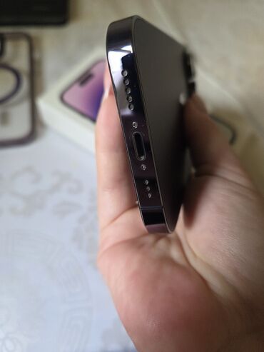 айфон 14 про мах китайский: IPhone 14 Pro, Б/у, 256 ГБ, Deep Purple, Защитное стекло, 85 %