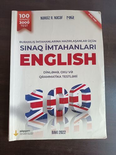 Kitablar, jurnallar, CD, DVD: İngilis dili 100test toplusu 5 manat whatsapp 7/24 altivdir yaza