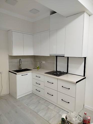 Кухонные гарнитуры: Кухонный гарнитур, Новый, цвет - Серый, МДФ, Бесплатная доставка — 14