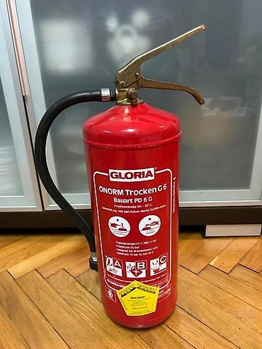 kraftech agregat: Protivpožarni aparat GLORIA PD6GA – prah, 6 kg, klase požara A, B, C — 1