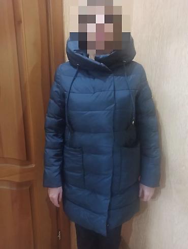 Пуховик, По колено, Стеганый, S