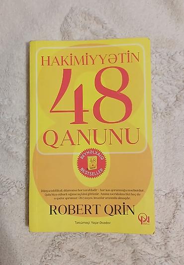 Məhsul: Kitab – “Hakimiyyətin 48 Qanunu” Müəllif: Robert Qrin Dil lalafo.az -da Məhsul: Kitab – “Hakimiyyətin 48 Qanunu” Müəllif: Robert Qrin Dil