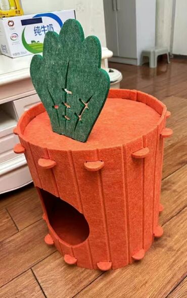 Зоотовары: Домик для котика. Материал типо войлока. Лёгкий, удобный. Коты не — 5