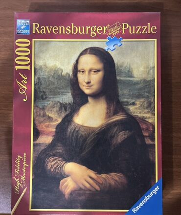 Коляски: Məhsul: Ravensburger “Mona Lisa” pazl - Seriya: Art - Hissə sayı: 1000