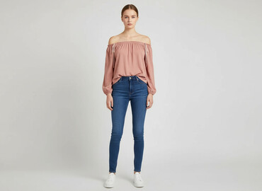 Bluzki: Bershka, Bluzka damska, rozmiar S