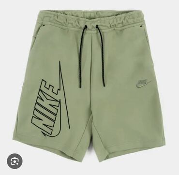 семейные одежды: Мужские шорты, M (EU 38), Nike, Б/у, цвет - Зеленый, Самовывоз