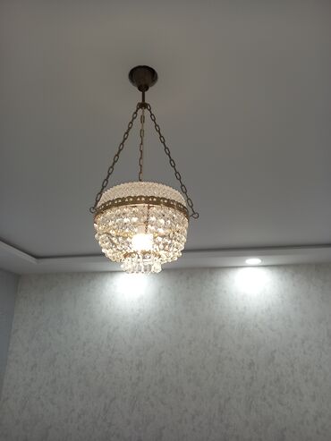 lampa led: Çılçıraq, 1 lampa, Şüşə