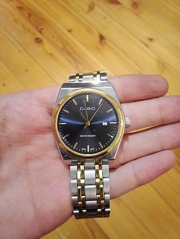 1001 xirdavat 24 saat: Casio qol saatı – Göy qızılı reng qolda çox gözel görkemi var - — 3