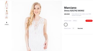 Haljine: Guess M, bоја - Bela — 10