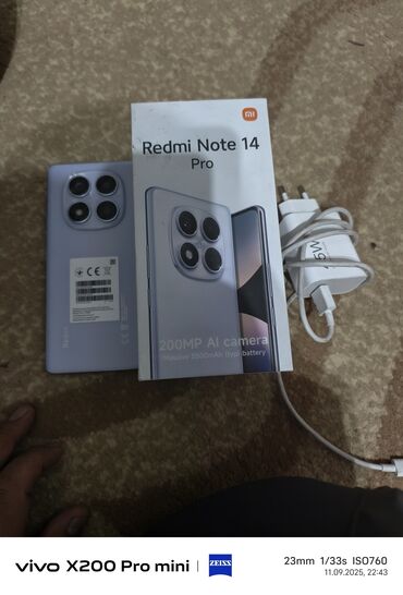 микрофон калонка: Redmi, Redmi Note 14 Pro, Б/у, 512 ГБ, 2 SIM