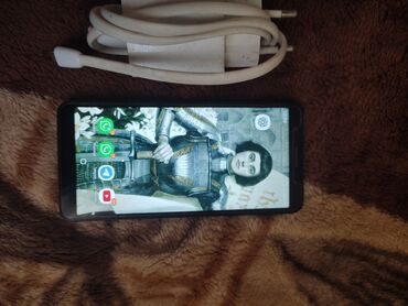 купить сенсорный телефон недорого: Samsung Galaxy A22, Б/у, 16 ГБ, цвет - Черный, 2 SIM