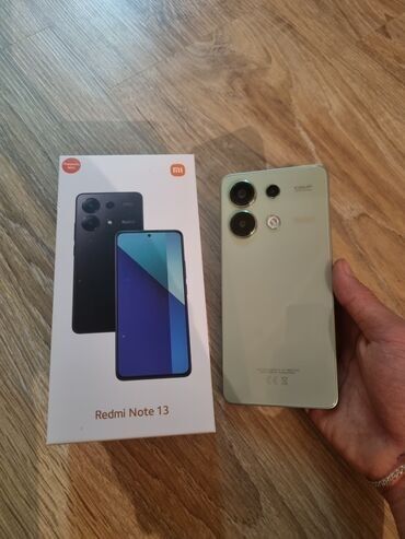 Xiaomi: Xiaomi Redmi Note 13, 256 GB, rəng - Göy, 
 Düyməli, Barmaq izi, İki sim kartlı