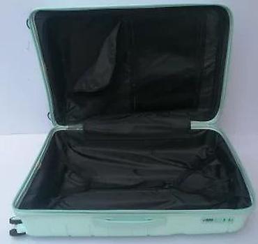 Putni koferi i torbe: Tvrdi kofer na točkiće – mint zelena boja - Materijal: lagana tvrda — 13