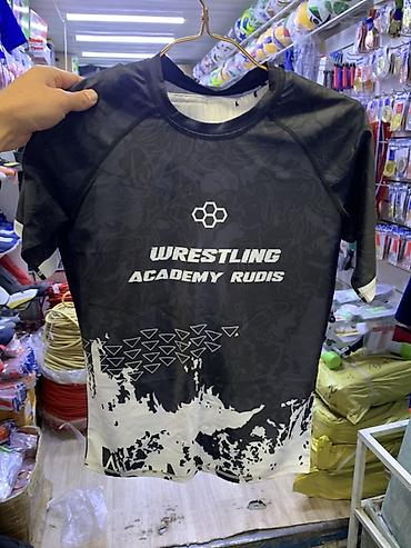 Спортивная футболка/рашгард Wrestling Academy Rudis Размеры at lalafo.kg Спортивная футболка/рашгард Wrestling Academy Rudis Размеры