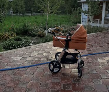 удобные коляски для новорожденных: Коляска, цвет - Коричневый, Новый