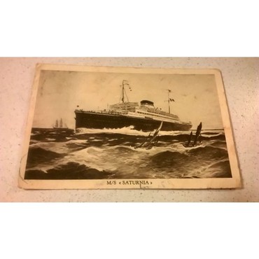 Καρτ Ποστάλ: 1 Καρτ Ποστάλ - M/S SATURNIA σε lalafo.gr 1 Καρτ Ποστάλ - M/S SATURNIA σε Αθήνα