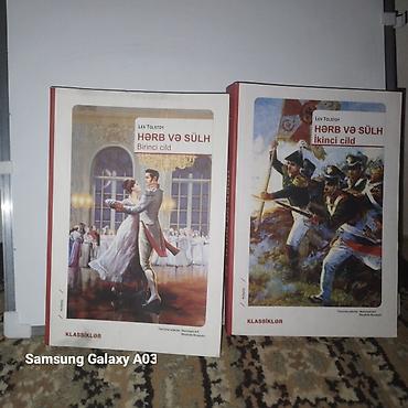 Книги и журналы: Məhsul: Kitab dəsti Adı: Lev Tolstoy – “Hərb və Sülh” (2 cild) Dil — 1