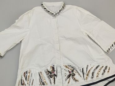 białe bluzki koszulowe: Блуза жіноча, M, стан - Дуже гарний