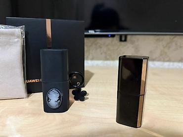 bultuzlu qulaqcıq: İşlənmiş Simsiz (Bluetooth) Qulaqcıqlar, Huawei, rəng - Qırmızı — 1