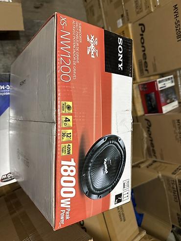 Сабвуфер Sony Xplod XS-NW1200 (12") - Тип: автомобильный сабвуфер at lalafo.kg Сабвуфер Sony Xplod XS-NW1200 (12") - Тип: автомобильный сабвуфер