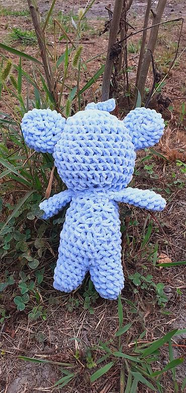 oyuncaql: BT21 KOYA plyuş oyuncaq – mavi koala fiquru tam əl işidir. - — 2