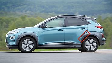 platform ok: Накладка на дверь Задняя левая Hyundai, Б/у, Оригинал — 2