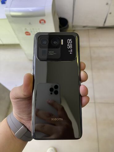 телефоны xiaomi 11: Xiaomi, Mi 11 Ultra, Колдонулган, 256 ГБ, түсү - Кара, 2 SIM