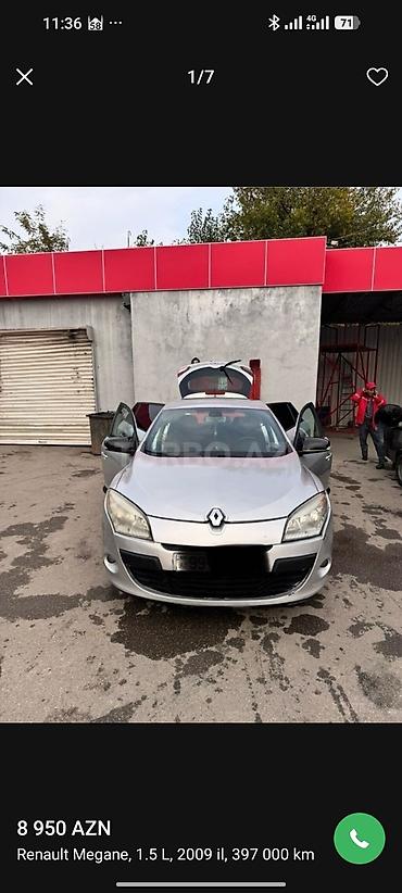 uc tekerli motor: Renault Megane: 1.5 l | 2009 il Hetçbek — 4