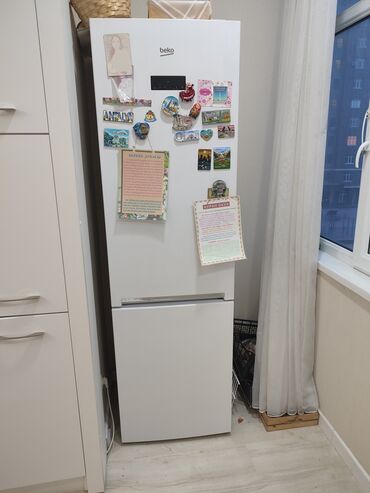 Холодильники: Холодильник Beko, Б/у, Двухкамерный, No frost, 1 * 2 * 40