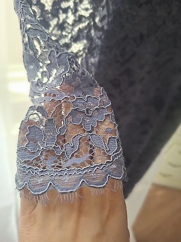 isabel marant: Вечернее платье бренда Isabel Garcia пыльно- голубого оттенка. одевали — 5