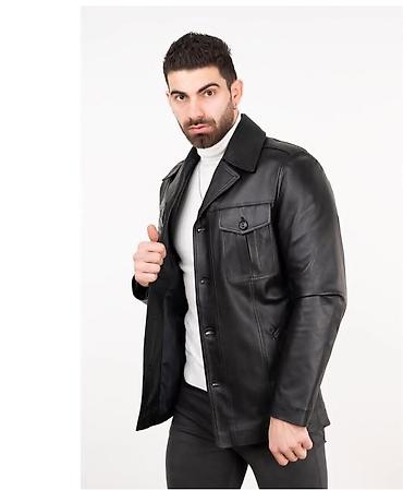 Kurtkalar: Temiz quzu derisinden Deri kurtka, kiwiler ucun L razmer. 5, 6 defe — 1