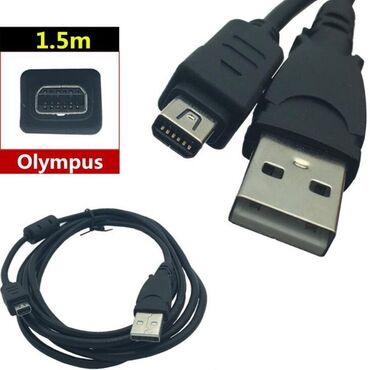 кабель sata: Olympus, USB-кабель для передачи данных, USB 12P, USB 12 контактов