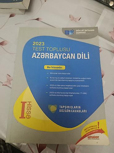 ikona: Tədris və imtahan hazırlığı üçün kitablar dəsti 1) “Test Toplusu – — 1