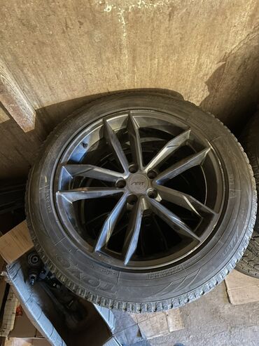 диски разноширокие на бмв х6: Дөңгөлөктөр монтажда 235 / 55 / R 19, Кыш, Колдонулган, Комплект, Жеңил унаалар, Куйма, тешиктери - 5
