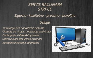 Biznis usluge: Instalacija, reinstalacija windowsa sa programima i antivirusom