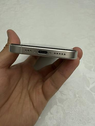мини айфон 17: IPhone 15 Pro, Б/у, 256 ГБ, White Titanium, Зарядное устройство, Защитное стекло, Чехол, 80 % — 6