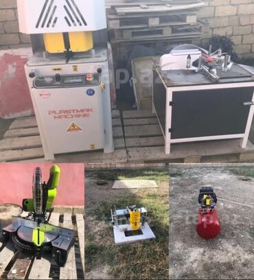 Daş kəsən stanokları: Pvc pencere qapi stanoklar, komplektnen satilir. Whatsapp