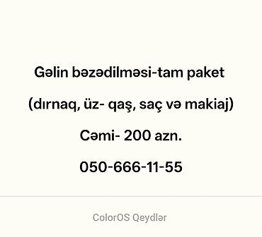 hp printer skaner: Gəlin bəzədilməsi və gözəllik xidmətləri – peşəkar salon paketi - — 9