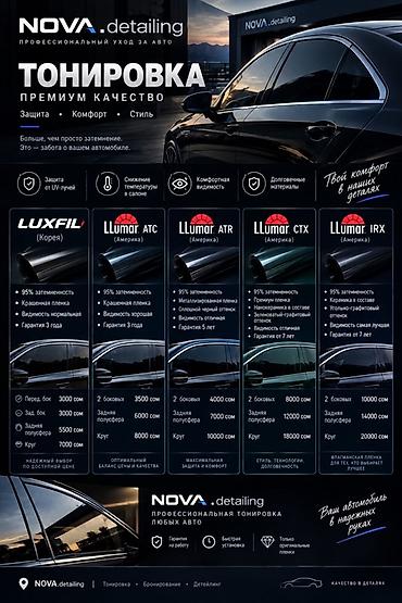 тонировка пленка купить: Профессиональная тонировка авто от NOVA.detailing — премиум‑качество — 1