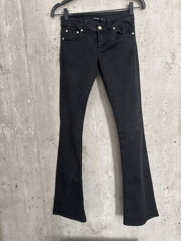 Pantalone: XS (EU 34), Spušteni struk, Zvoncare