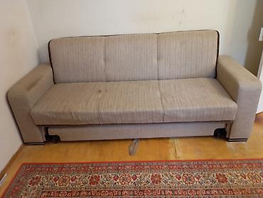 İşlənmiş, Divan-kravat, 2 kreslo, Bazalı, Açılan