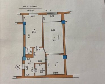 Продажа квартир: 2 комнаты, 56 м², Элитка, 6 этаж, Евроремонт