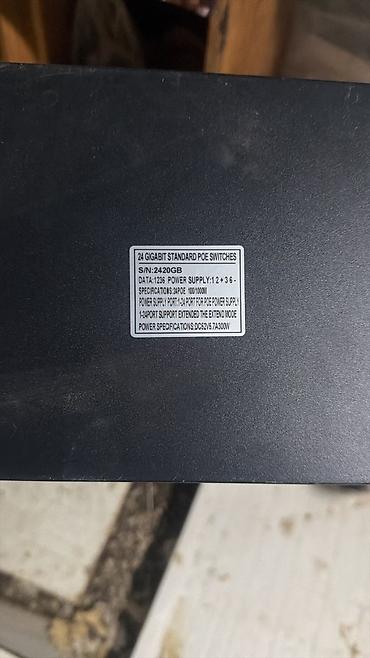 tilgin modem: 24-Port Gigabit PoE Switch - Model qeydində: “24 Gigabit Standard PoE — 2